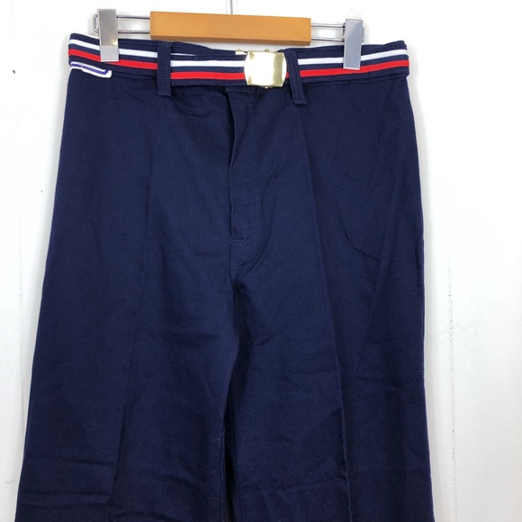 Deadstock 1970s Rebel High Waisted Flared Trousers Sz 32 - Picture 6 of 15